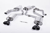 Milltek Audi S5 3.0 TFSI B8.5 SPORTBACK (2012 to 2016) - Quad Outlet Ceramic Black Tips - EC Approved